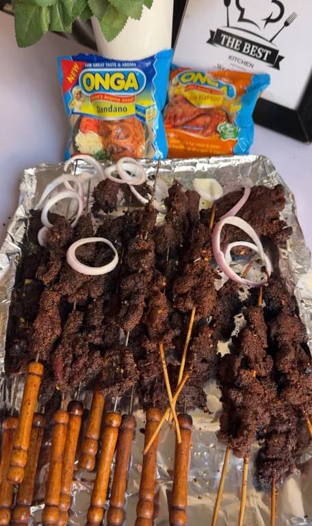 The best kitchen with Suya meat
